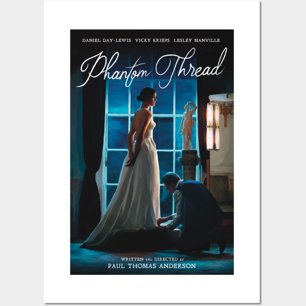 Phantom Thread alternative movie poster Wall Art by chrisayerscreative